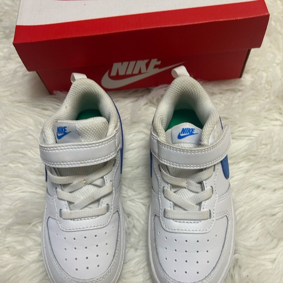 NIKE TODDLER SIZE 9 NIKE COURT BUROUGH LOW - Picture 4 of 8